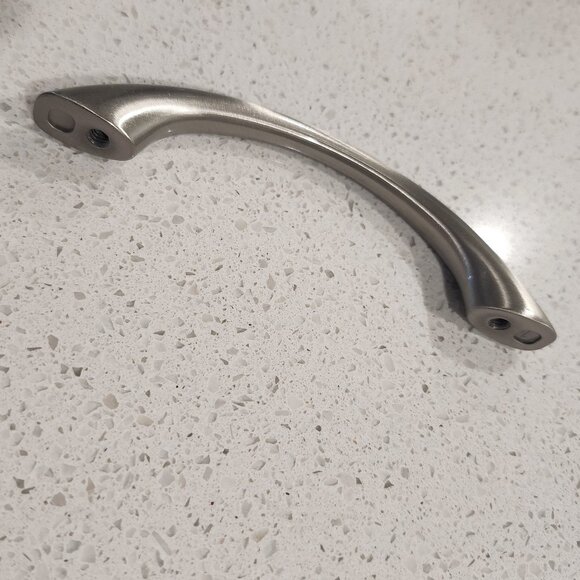 SET OF 30 3.75" Brushed Nickel Alpine Hardware Handles Pulls Kitchen Bathroom - Picture 4 of 8